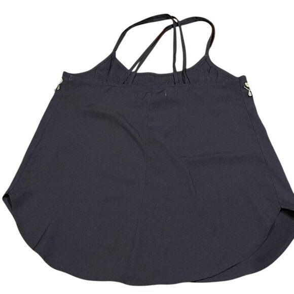 Abercrombie & Fitch Navy Beaded Boho Cami Spaghetti Strap Tank Top Women Size XS - Picture 3 of 16